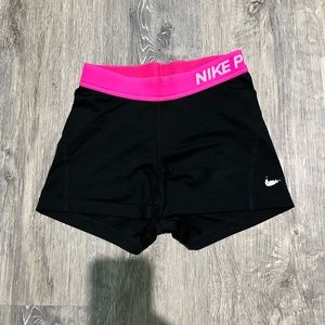 Extra small nike spandex with a neon pink waistband